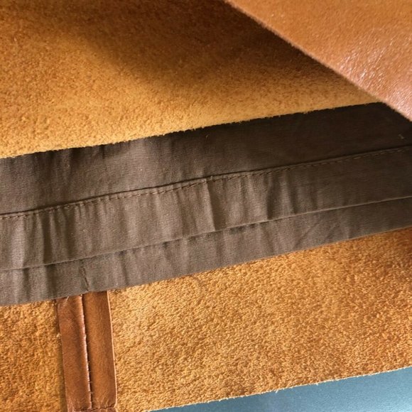 Aje Oritiz Mini Skirt Brown Tan Reptile Snake Leather Size 10 Snakeskin - Picture 7 of 9